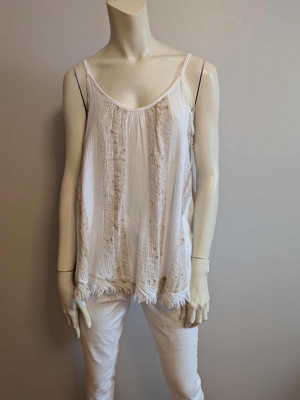 New! Italian Linen Blend Cami